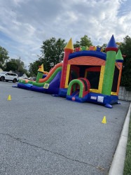 IMG 5002 1718910922 Rainbow Bounce House with Slide