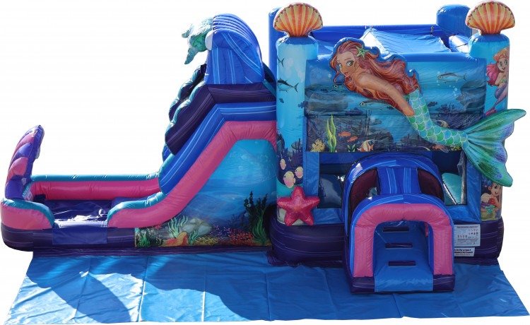 Mermaid Bounce House with Slide