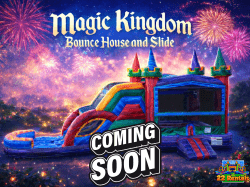 Magic Kingdom Bounce House with Slide