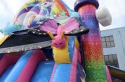 enchanted2 1770150696 Enchanted Bounce House with Slide