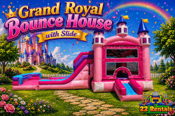 Grand Royal Bounce House with Slide